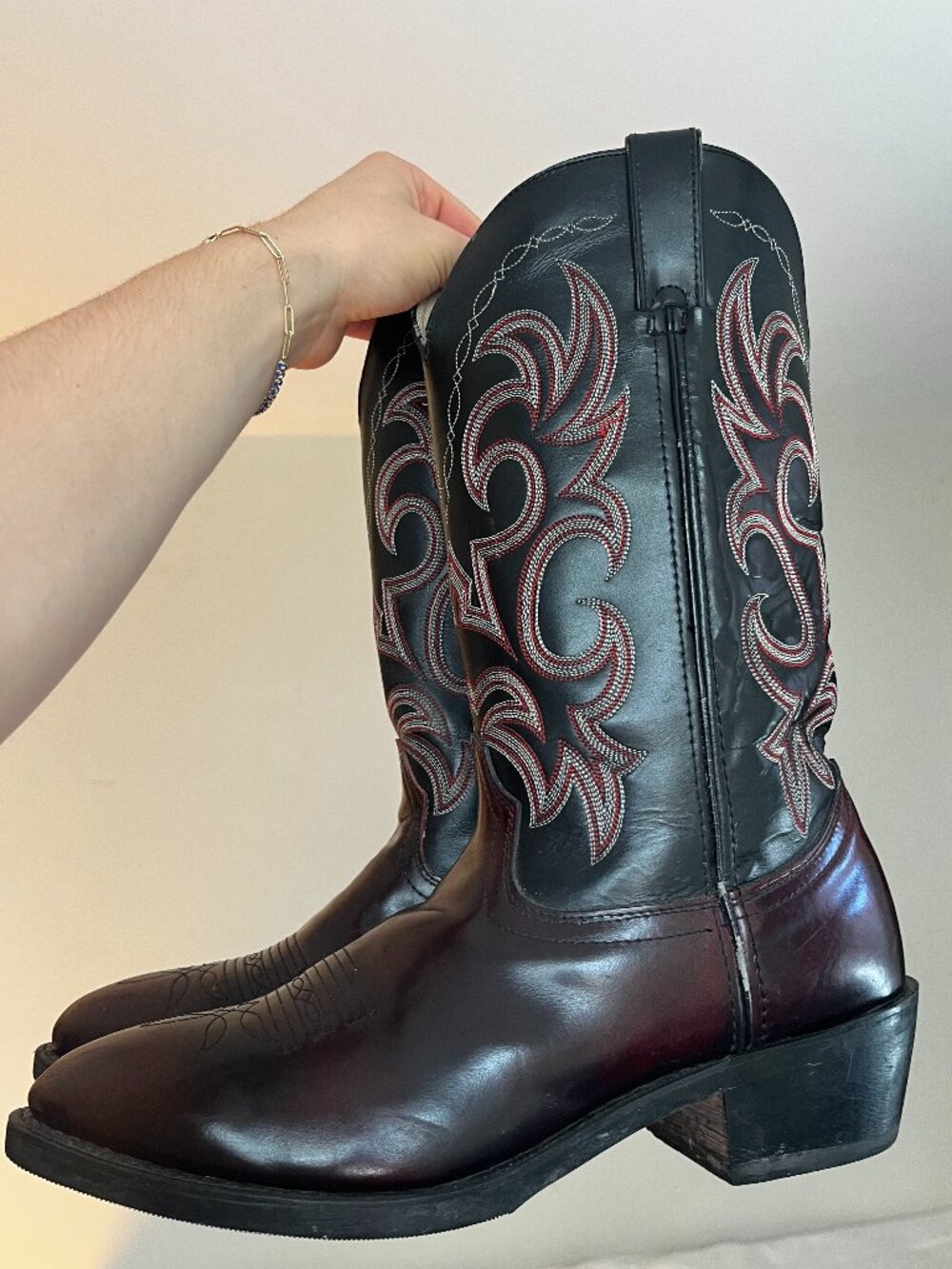 Durango Men's Leather Cowboy Boots size 9.5 D (Fit like 10.5-11)